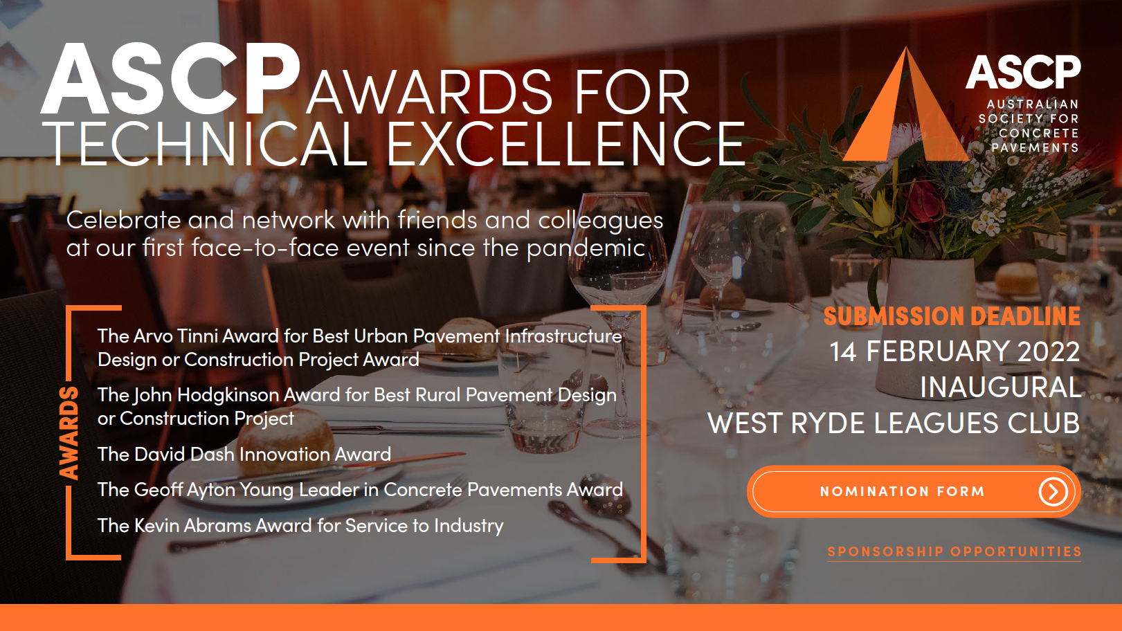 ASCP Awards For Technical Excellence — Call for Nominations